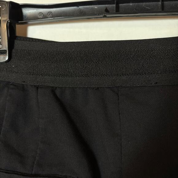 Zara Black Jogger Waist Trousers M Work Office Medium 27" Inseam Slim - Picture 9 of 14